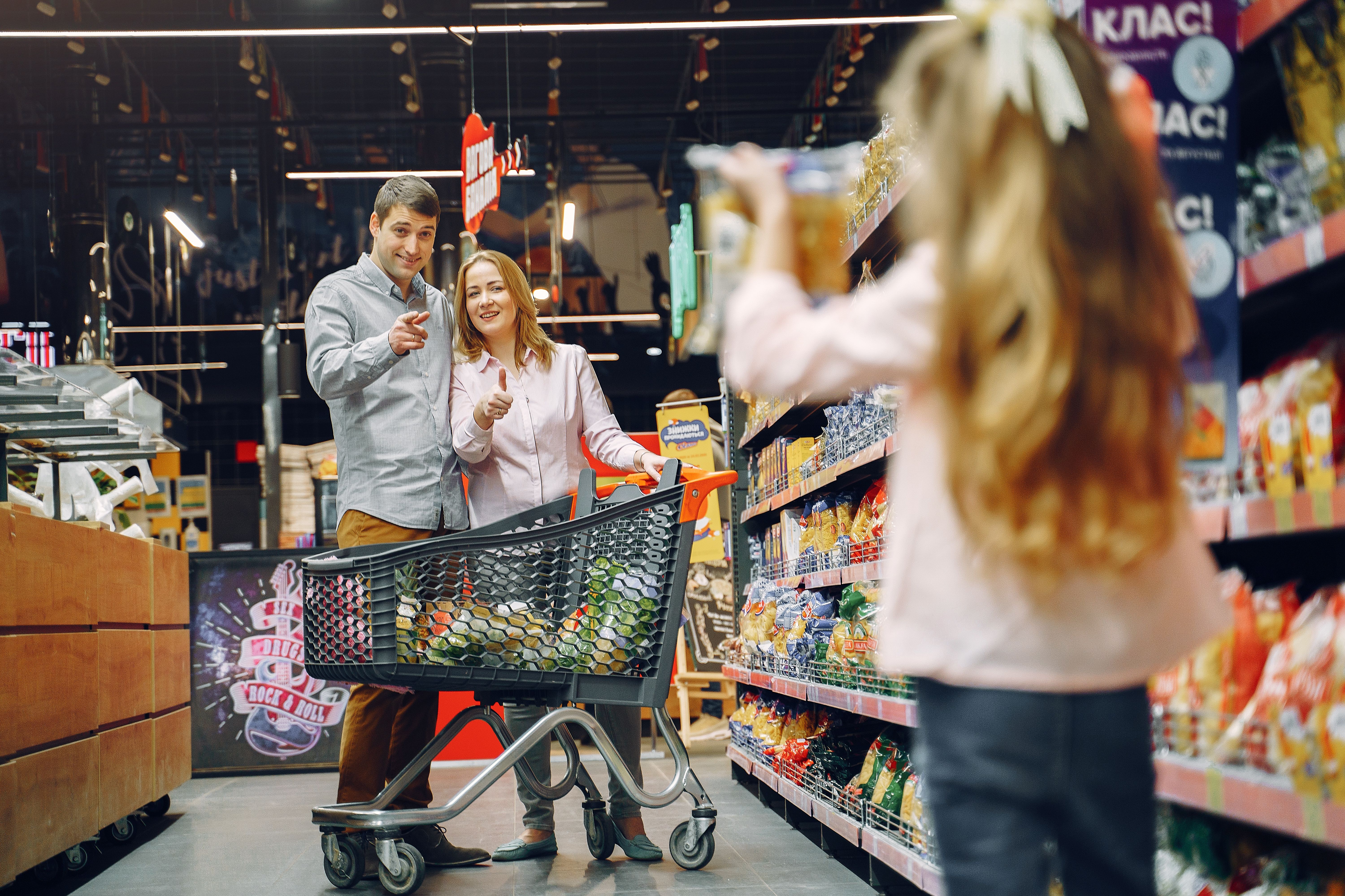 Family shopping